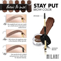 Pomada para Ceja: Stay Put Brow Color | Milani - Exotik Store