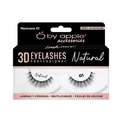 Pestañas: 3D Eyelash Natural - By Apple
