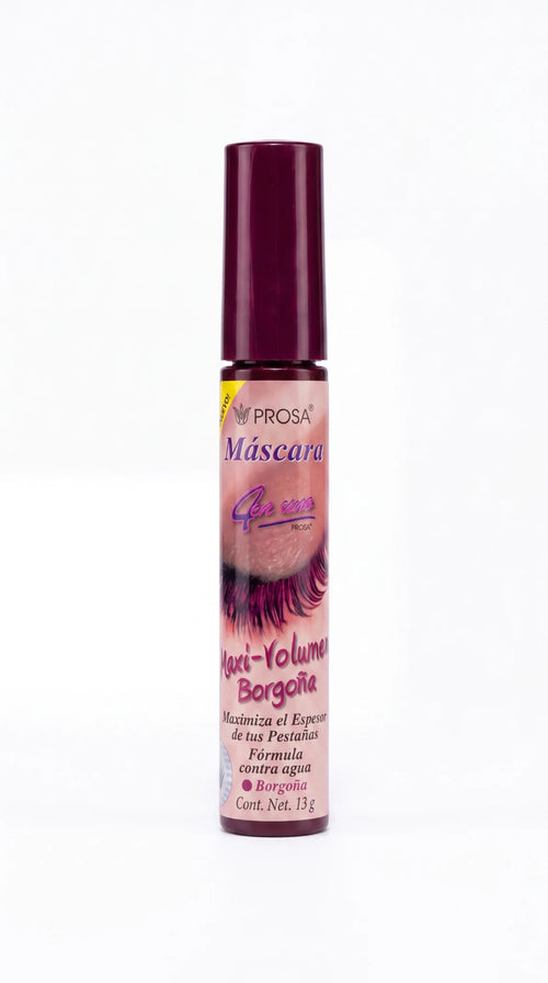 Mascara 4 En 1 Maxi-Volumen Borgoña ( Tapa Borgoña) - Prosa