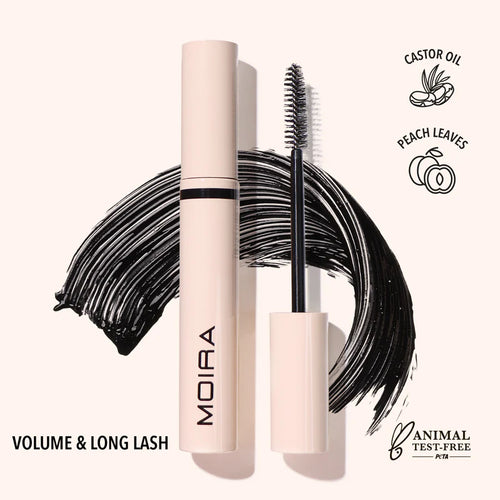 Mascara para Pestañas Moira: Volume & Long Lasting Macara