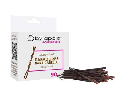 Pasadores Para Cabello Color Cafe - Bausse M1369