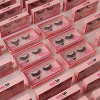 Pestañas: 3D Eyelashes - Pink up