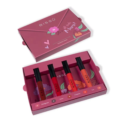 Kit Labial Liquido Mate - Bissu