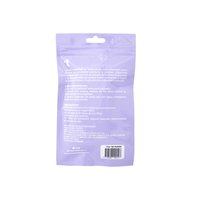 Luxe Puff Esponja para Difuminar (Negro) - True Makeup