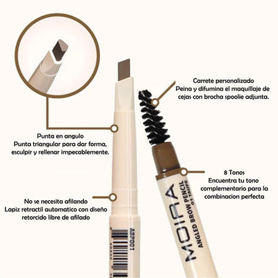 Lapiz De Ceja: Precision Brown Pencil - Moira