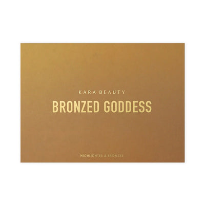 Paleta de Iluminador y Bronceador: bronzed Goddess | Kara Beauty