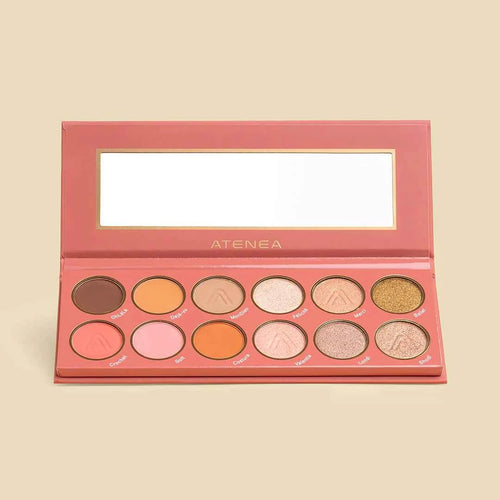 Paleta de Sombras Rose Sublime Nude  12 tonos Atenea