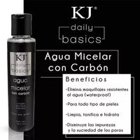 Líquido Desmaquillante: Agua Micelar con Carbón Activado - Kejel Jabibe