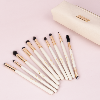 Set De Brochas Para Ojos 10 Pzs - True Makeup