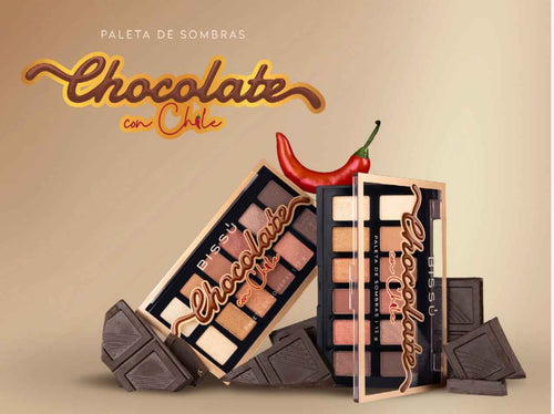 Paleta de Sombras Bissu Chocolate con Chile