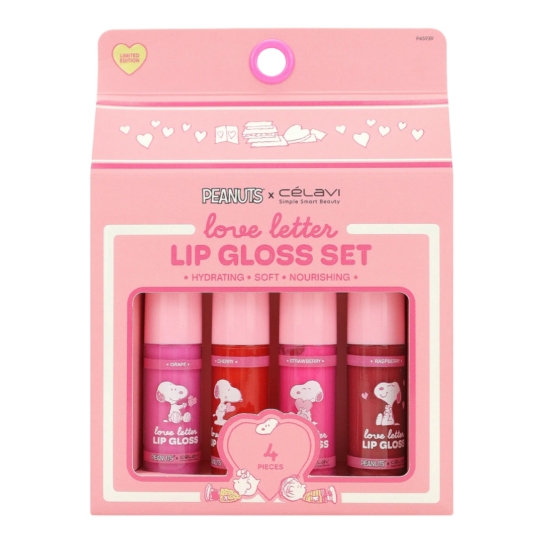 Love Letter Lip Gloss Set – Peanuts x Célavi