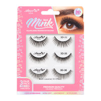 Pestañas: Silk Mink 3 pares - Amor Us