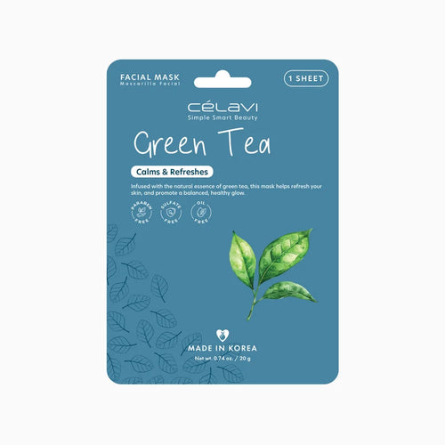 Mascarilla Facial Green Tea - Célavi
