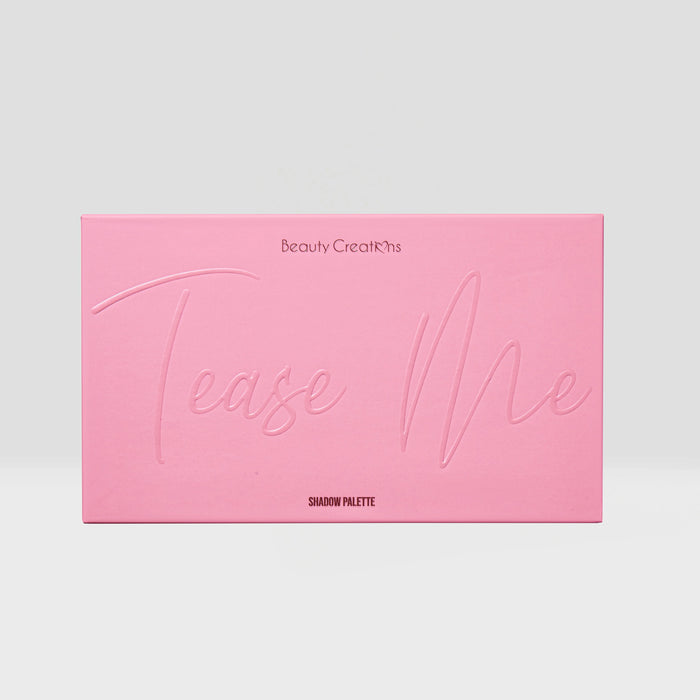 Paleta de sombras Tease Me Beauty Creations tonos rosados y neutros