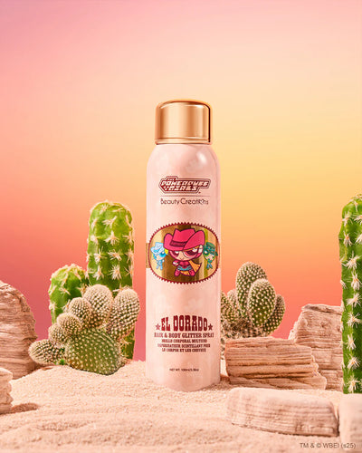 Spray Glitter Para Cuerpo Y Cabello: El Dorado - Powerpuff Girls X Beauty Creations