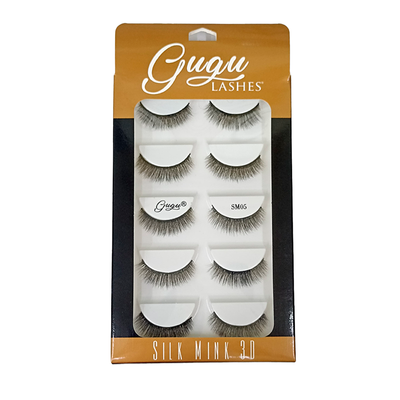 Set de Pestañas: Silk Mink 3D - Gugu Lashes