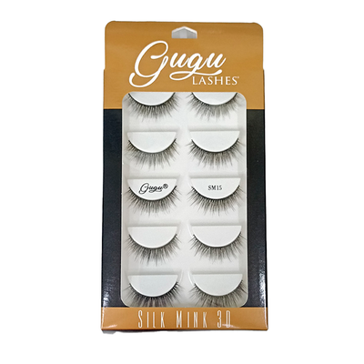 Set de Pestañas: Silk Mink 3D - Gugu Lashes