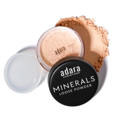 Polvo Fijador Ultra Fino: Minerals Loose Powder - Adara