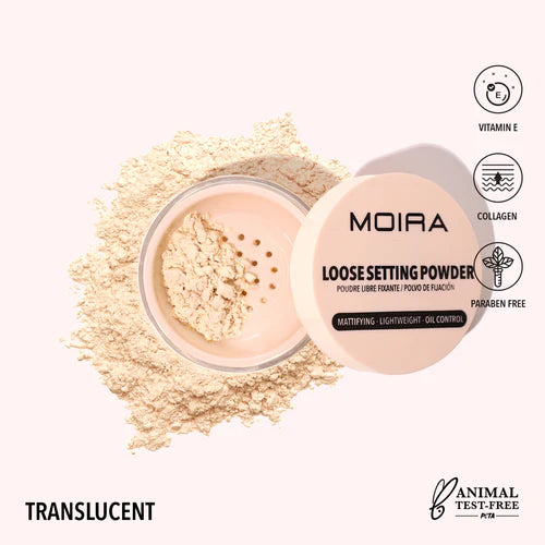 Polvo Suelto Moira: Loose Setting Powder