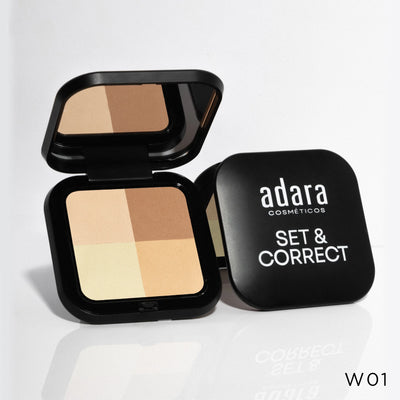 Polvo Compacto Neutralizante: Set Y Correct - Adara