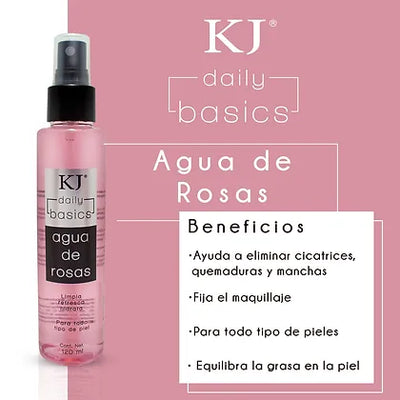 Preparador de Rostro: Agua de Rosas - Kejel Jabibe