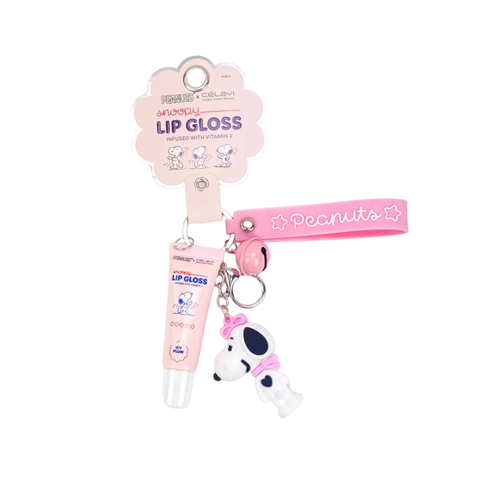 Lip Gloss Peanuts con Llavero – Edición Especial