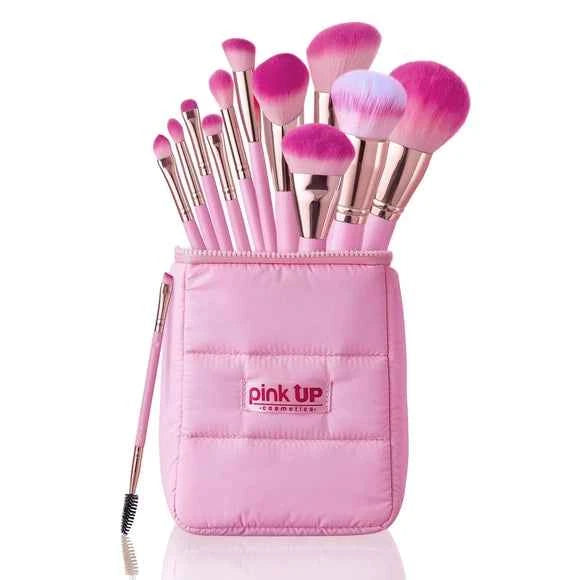 Set De Brochas Profesionales: Pink Brushes - Pink Up
