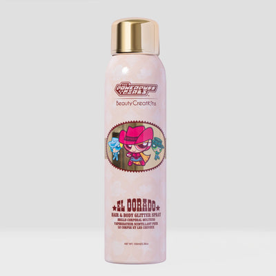 Spray Glitter Para Cuerpo Y Cabello: El Dorado - Powerpuff Girls X Beauty Creations