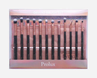 Deluxe Brush Set 12pz con Cosmetiquera - Prolux