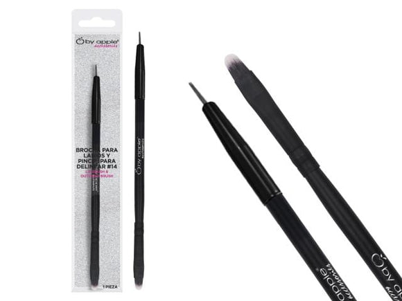 Brocha para labios y pincel para delinear #14 By Apple