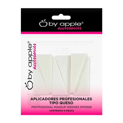 Esponja Cosmetica: Aplicadores Profesionales Tipo Queso 6 piezas 9198 - By Apple - Exotik Store