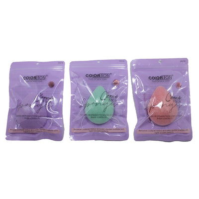 Esponjas para Limpieza Facial (Varios Colores) Colorton CE219 - Exotik Store