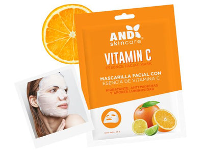 Mascarilla Con Esencia De Vitamina C - Ananda Products - Exotik Store