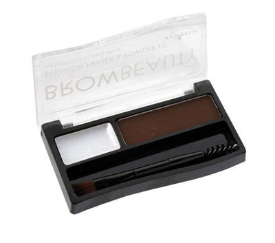 Primer y Sombra Para Ceja: Browbeauty Eyebrow Powder Kit - Italia - Exotik Store
