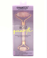 Rodillo Masajeador Facial: Rose Quartz | Colorton - Exotik Store