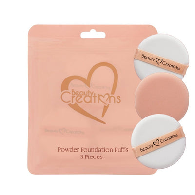 Set de Borlas: Powder Foundation Puffs - Beauty Creations - Exotik Store