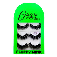 Set de Pestañas: Fluffy Mink - Gugu Lashes - Exotik Store